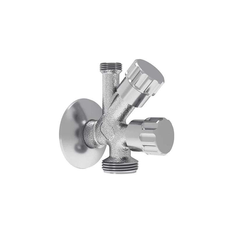 Mofém kombinált sarokszelep 1/2"-3/8"-3/4
