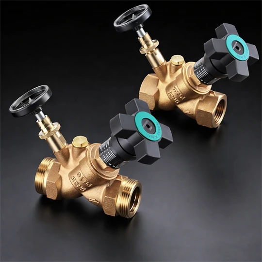 Oventrop Aquastrom C cirkulációs beszabályozó szelep, DN15, G 3/4" km, szigetelés és hőmérővel