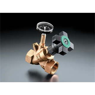 Oventrop Aquastrom C cirkulációs beszabályozó szelep, DN15, Rp 1/2" bm, szigetelés és hőmérővel