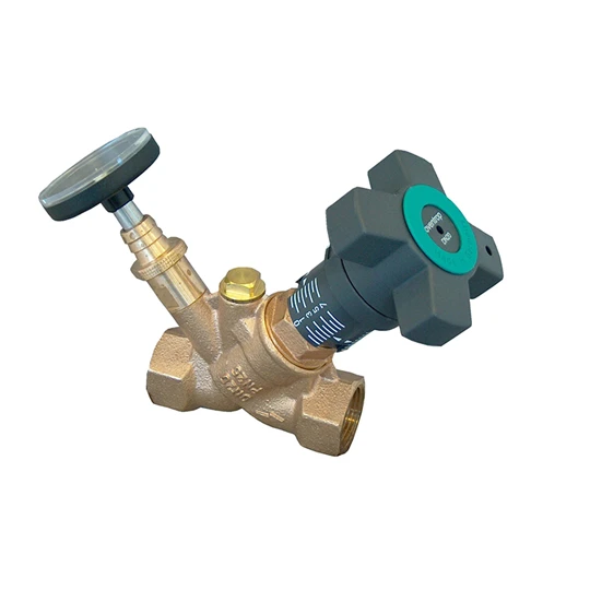 Oventrop Aquastrom C cirkulációs beszabályozó szelep, DN15, Rp 1/2" bm, szigetelés és hőmérővel