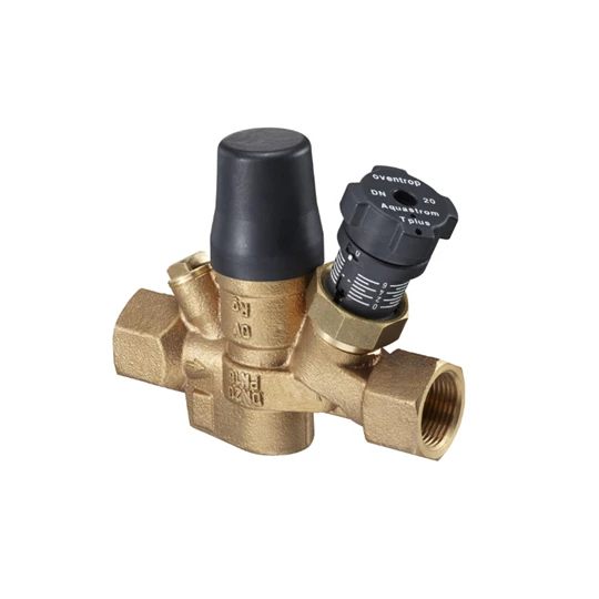 Oventrop Aquastrom T plus cirkulációs beszabályozó szelep, DN25, Rp 1" bm, hőmérő és szigetelés nélkül