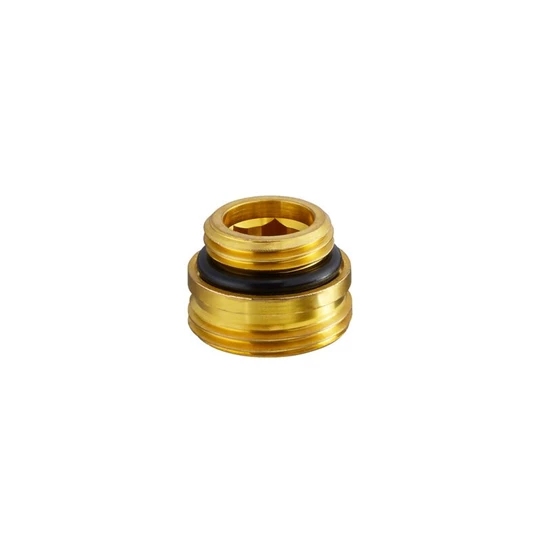 Oventrop Közcsavar Multiflex F szelepekhez, 1/2" km x G 3/4" km, sárgaréz, nyers (10 db-os készlet)