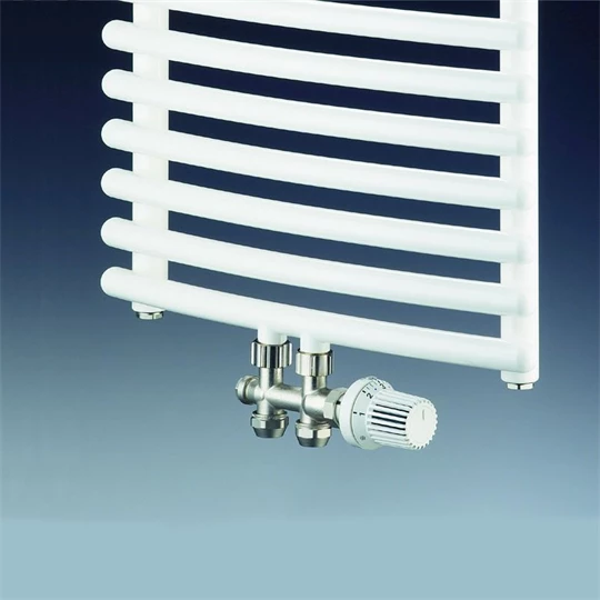 Oventrop Multiblock T csatlakozó szerelvény, 3/4" hollandi x 3/4" km, kétcsöves, sárgaréz, egyenes, kv=0.57, kvs=0.81