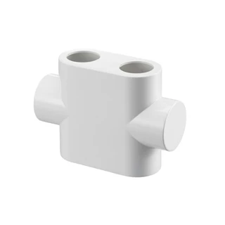 Oventrop Multiblock T takaró, egyenes, fehér (1184013/83 sz. termékekhez)