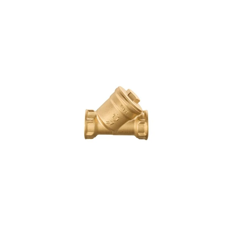 Oventrop Szennyfogó, menetes, DN32, 5/4" bm, PN25, szűrőbetét 0.60, sárgaréz