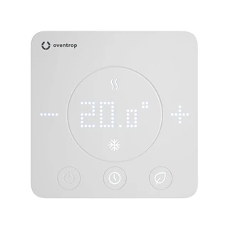 Oventrop Szobatermosztát ClimaCon F 310, 230V (fűtés v. hűtés, külső modullal átkapcsolható vagy App-on keresztül áll.)
