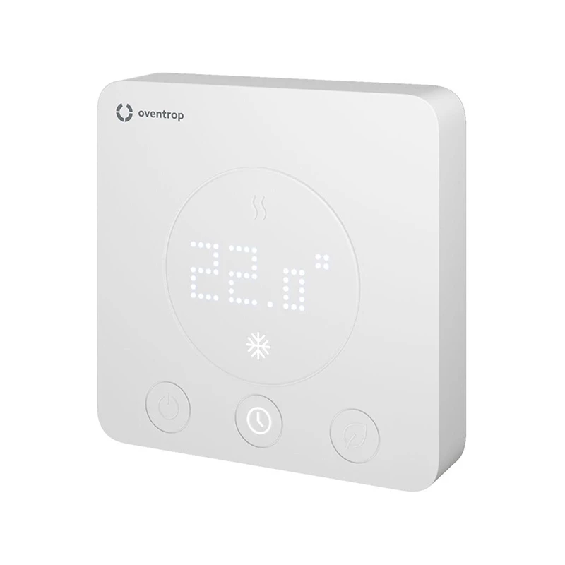 Oventrop Szobatermosztát ClimaCon F 310, 24V (fűtés v. hűtés, külső modullal átkapcsolható vagy App-on keresztül áll.)