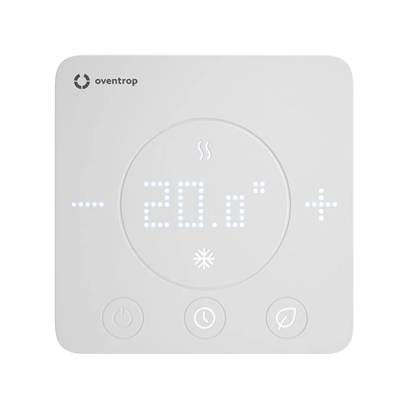 Oventrop Szobatermosztát ClimaCon F 310, 24V (fűtés v. hűtés, külső modullal átkapcsolható vagy App-on keresztül áll.)