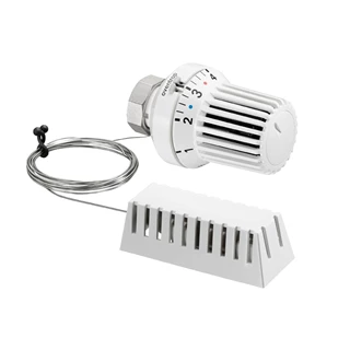Oventrop Termosztát, Uni XH típus, 7-28 °C, 0 * 1-5, 2 m-es távérzékelővel, fehér, M 30 x 1,5