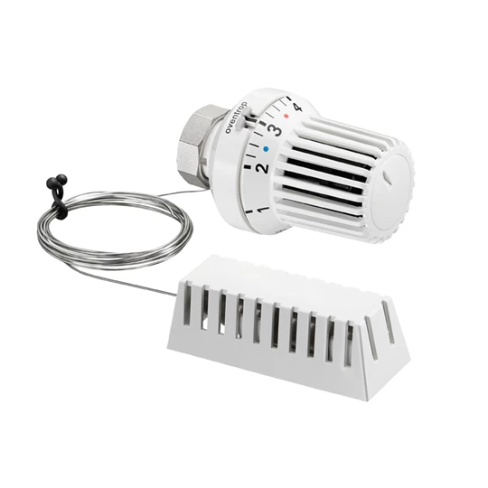 Oventrop Termosztát, Uni XH típus, 7-28 °C, 0 * 1-5, 2 m-es távérzékelővel, fehér, M 30 x 1,5