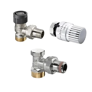 Oventrop Termosztatikus radiátorszelepcsomag, DN15, sarok 3/4"x1/2" km (Vindo TH, A radiátorszelep, Combi 2)