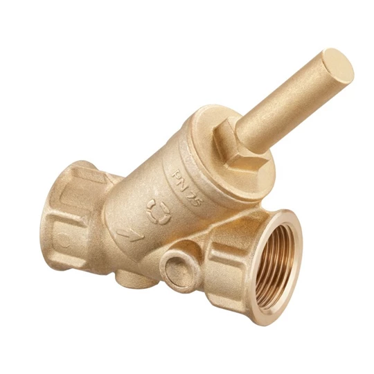 Oventrop visszacsapó szelep, FKM-tömítéssel, DN32, G 1 1/4" bm, víz, víz-glykol közegre, sárgaréz, 0 - 100°C, PN25