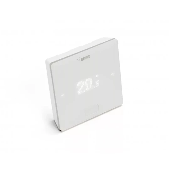 REHAU Nea Smart 2.0 termosztát ,helyiséghőmérséklet érzékeléssel,fűtő/hűtő kivitel,buszos,fehér (TBW)