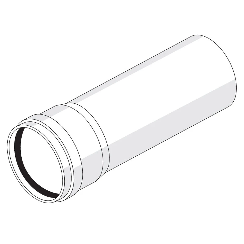 REHAU Raupiano Light RPLEM Tokos lefolyócső L=1000 mm NA 110 