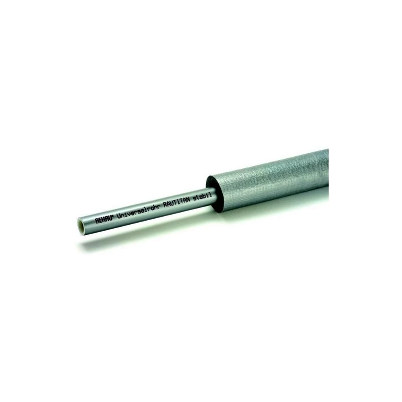 REHAU Rautitan stabil ötrétegű cső 16,2x2,6; 4 mm-es kör keresztmetszetű szigeteléssel