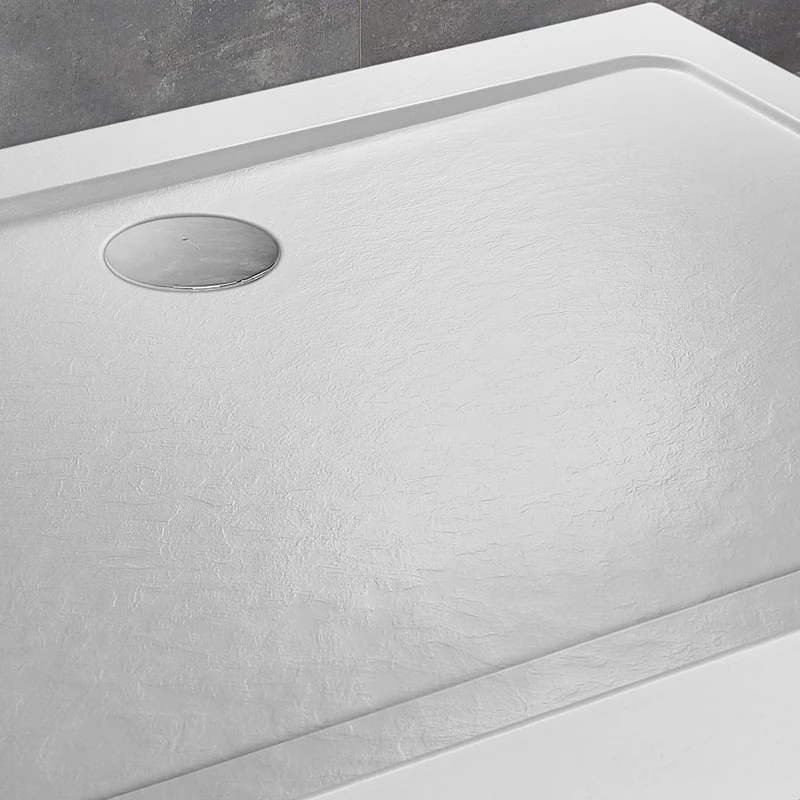 Radaway Doros Stone D előlappal 900x800x115mm, akril zuhanytálca, ST620 szifonnal, fehér