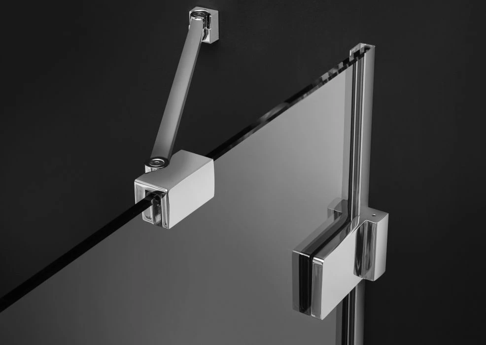 Radaway Euphoria KDJ 90B zuhanyajtó, balos, króm/átlátszó, 900x2000 mm