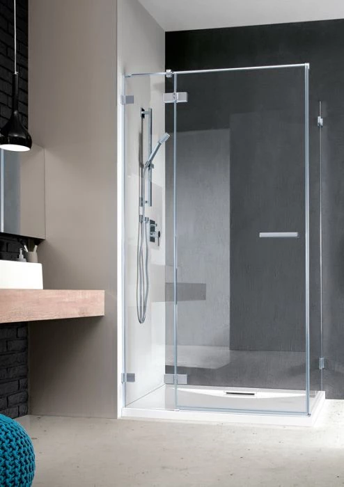 Radaway Euphoria KDJ 90B zuhanyajtó, balos, króm/átlátszó, 900x2000 mm