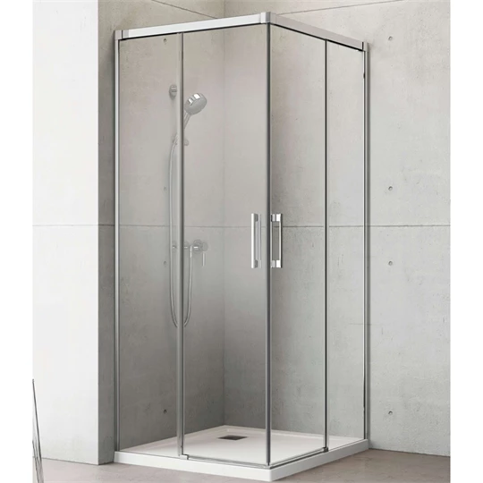 Radaway Idea KDD zuhanykabin tolóajtó 90 balos, 900x2005 mm, króm/átlátszó