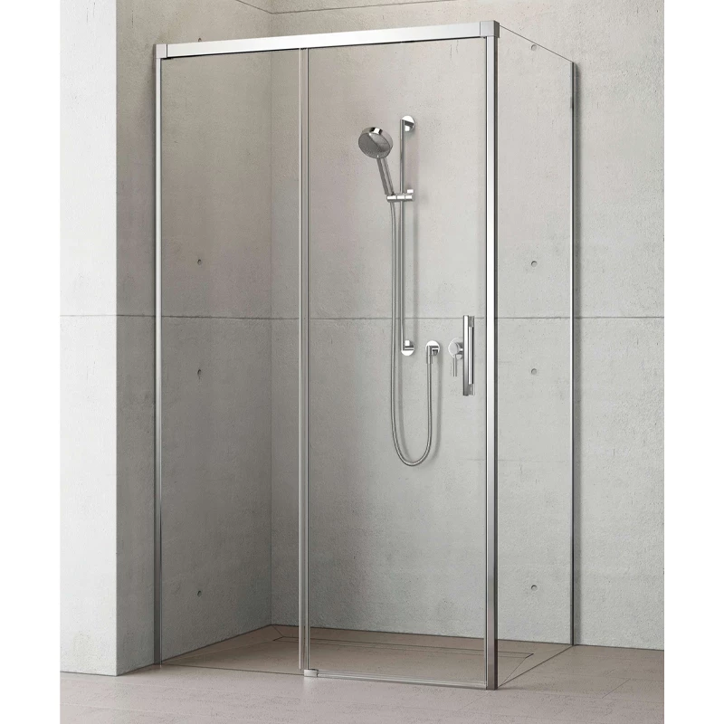 Radaway Idea KDJ jobbos tolóajtós zuhanyrész 1280-1295*2005*6mm, pol. alu /króm szerelvények, átl. üveg Easy-Clean