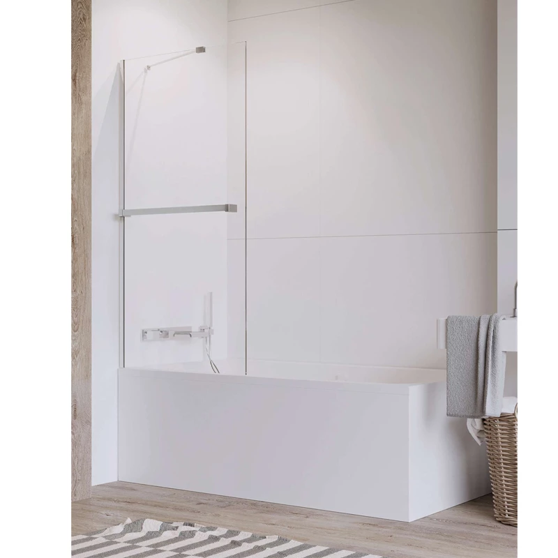 Radaway Idea PNJ kádparaván, 1000x1500 mm, törölközőtartóval
