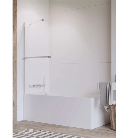 Radaway Idea PNJ kádparaván, 600x1500 mm, törölközőtartóval 