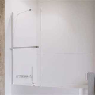 Radaway Idea PNJ kádparaván, 600x1500 mm, törölközőtartóval 