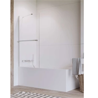 Radaway Idea PNJ kádparaván, 700x1500 mm, törölközőtartóval