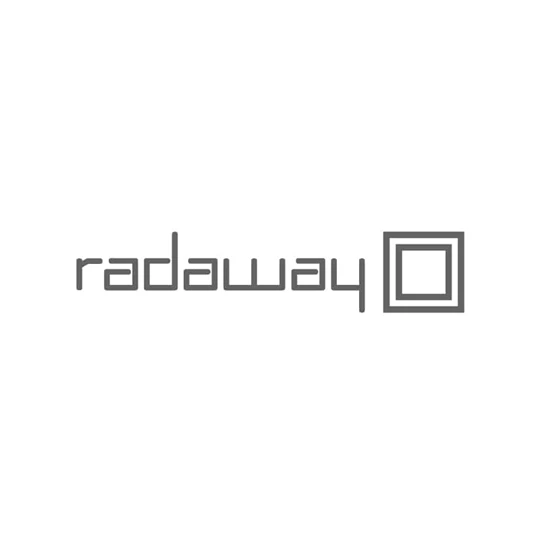 Radaway Kios C 80x80 műmárvány zuhanytálca fehér + KS90 szifon