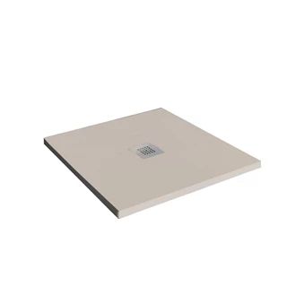 Radaway Kios C 900x900x26 mm szögletes műmárvány zuhanytálca+ KS90 szifon,bézs