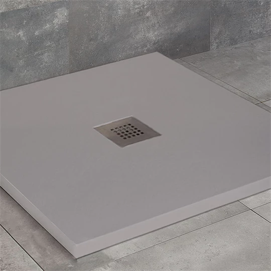 Radaway Kios C műmárvány zuhanytálca 800x800x26mm + HS1 szifon, betonszürke