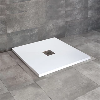 Radaway Kios C műmárvány zuhanytálca 800x800x26mm + HS1 szifon, fehér