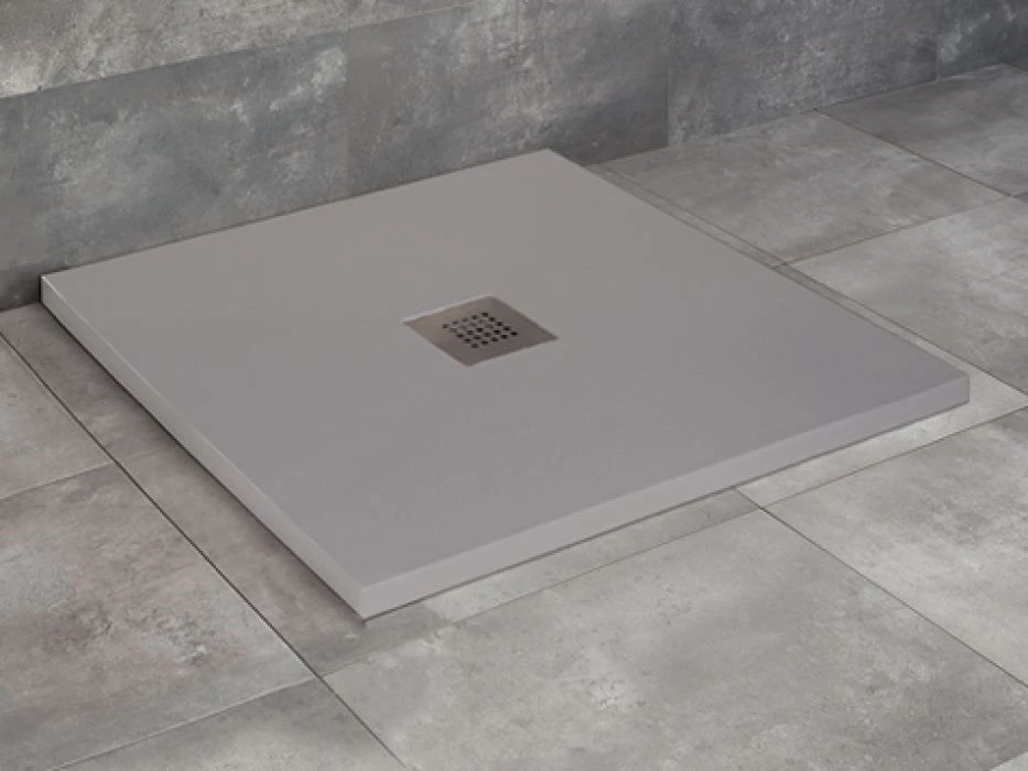 Radaway Kios C műmárvány zuhanytálca 900x900x26mm + HS1 szifon, betonszürke