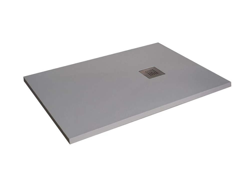 Radaway Kios F műmárvány zuhanytálca 1000x800x26mm + HS1 szifon, betonszürke