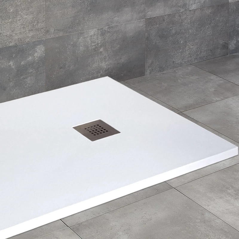 Radaway Kios F műmárvány zuhanytálca 1000x800x26mm + HS1 szifon, fehér