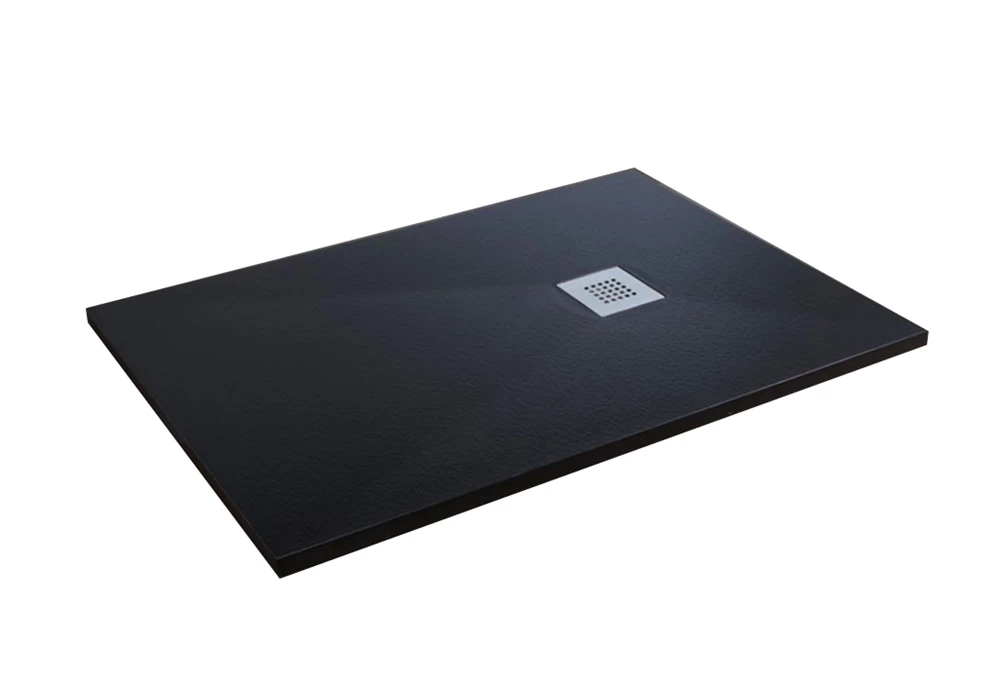 Radaway Kios F műmárvány zuhanytálca 1000x800x26mm + HS1 szifon, fekete