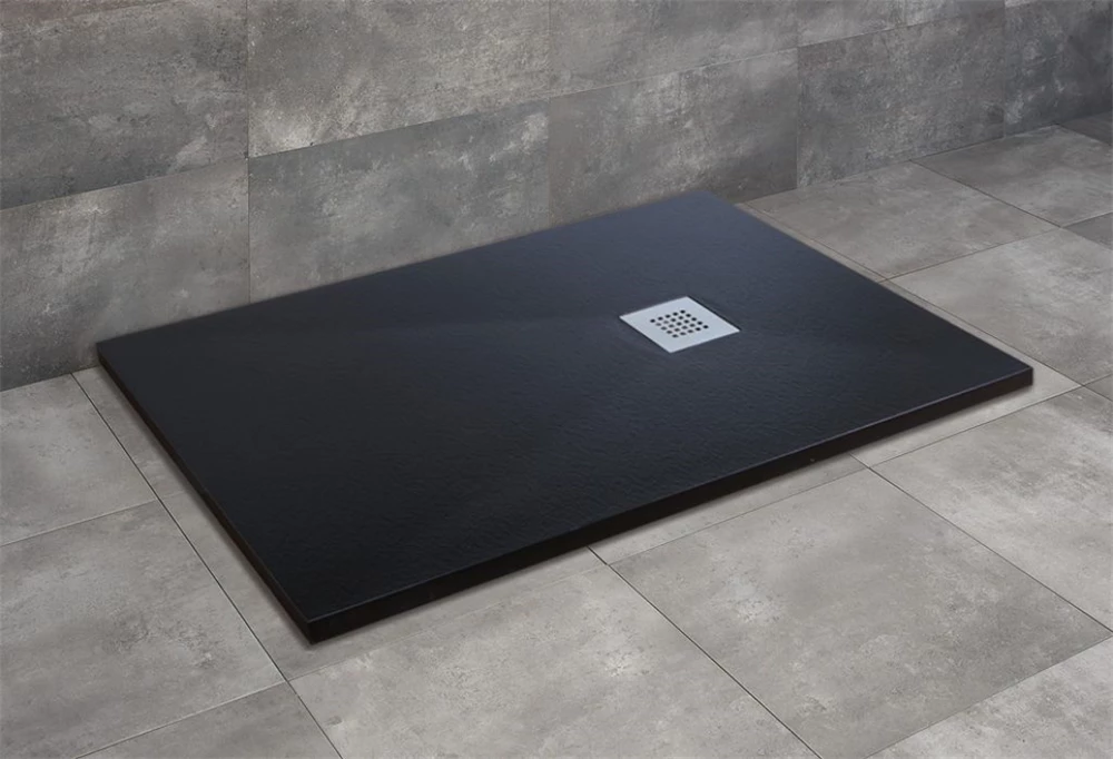 Radaway Kios F műmárvány zuhanytálca 1200x900x26mm + HS1 szifon, fekete