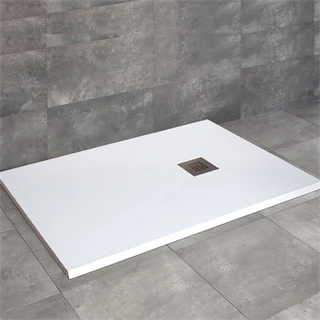 Radaway Kios F zuhanytálca 160x80 fehér/króm ráccsal