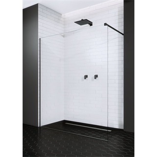 Radaway Modo New Black II 90 Walk-in zuhanyfal, 900x2000 mm, átlátszó