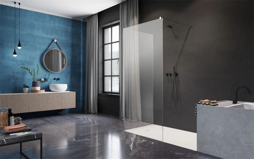 Radaway Modo New IV 140 Walk-in zuhanyfal 1400x2000, átlátszó