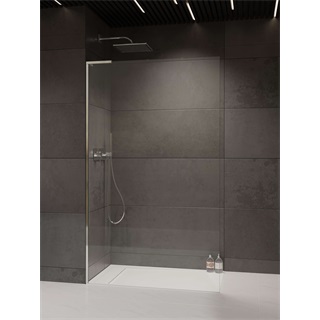 Radaway Modo SL II 100B Walk-in zuhanyfal balos, 1000x2000 mm, 8mm, Easy Clean, króm