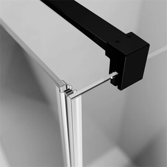 Radaway Nes Black DWJ II 110B zuhanyajtó, 1100x2000 mm, balos