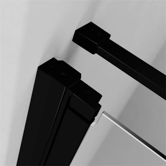 Radaway Nes Black DWJ II 110B zuhanyajtó, 1100x2000 mm, balos