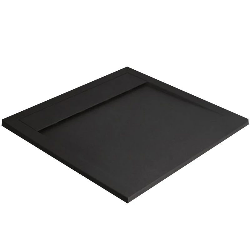 Radaway Teos C zuhanytálca, 1000x1000x40 mm, HS1 szifonnal, fekete