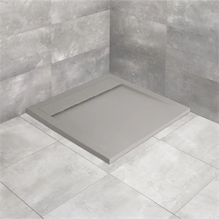 Radaway Teos C zuhanytálca, 800x800x40 mm, HS1 szifonnal, cemento