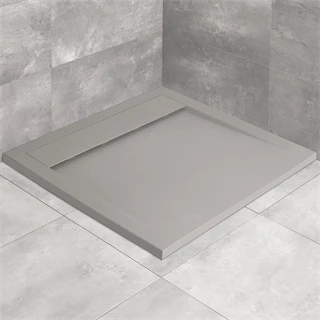 Radaway Teos C zuhanytálca, 800x800x40 mm, HS1 szifonnal, cemento