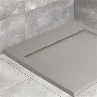 Radaway Teos C zuhanytálca, 800x800x40 mm, HS1 szifonnal, cemento