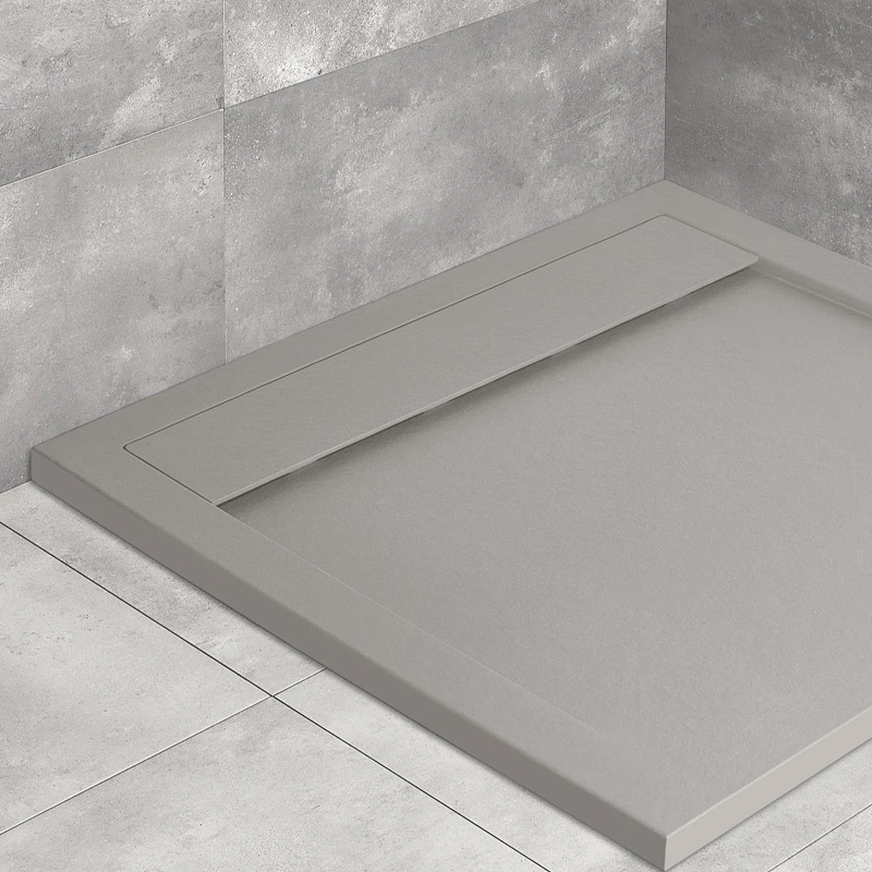 Radaway Teos C zuhanytálca, 800x800x40 mm, HS1 szifonnal, cemento