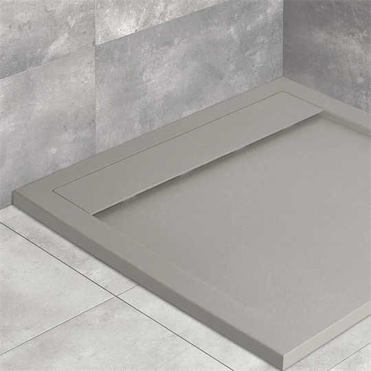 Radaway Teos C zuhanytálca, 800x800x40 mm, HS1 szifonnal, cemento