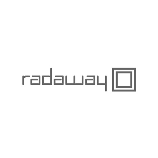 Radaway Teos C zuhanytálca, 900x900x40 mm, HS1 szifonnal, fekete